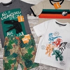 Gymboree Jurassic World Dino Bundle Size 5T NWT